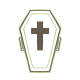 Erdbestattung Icon